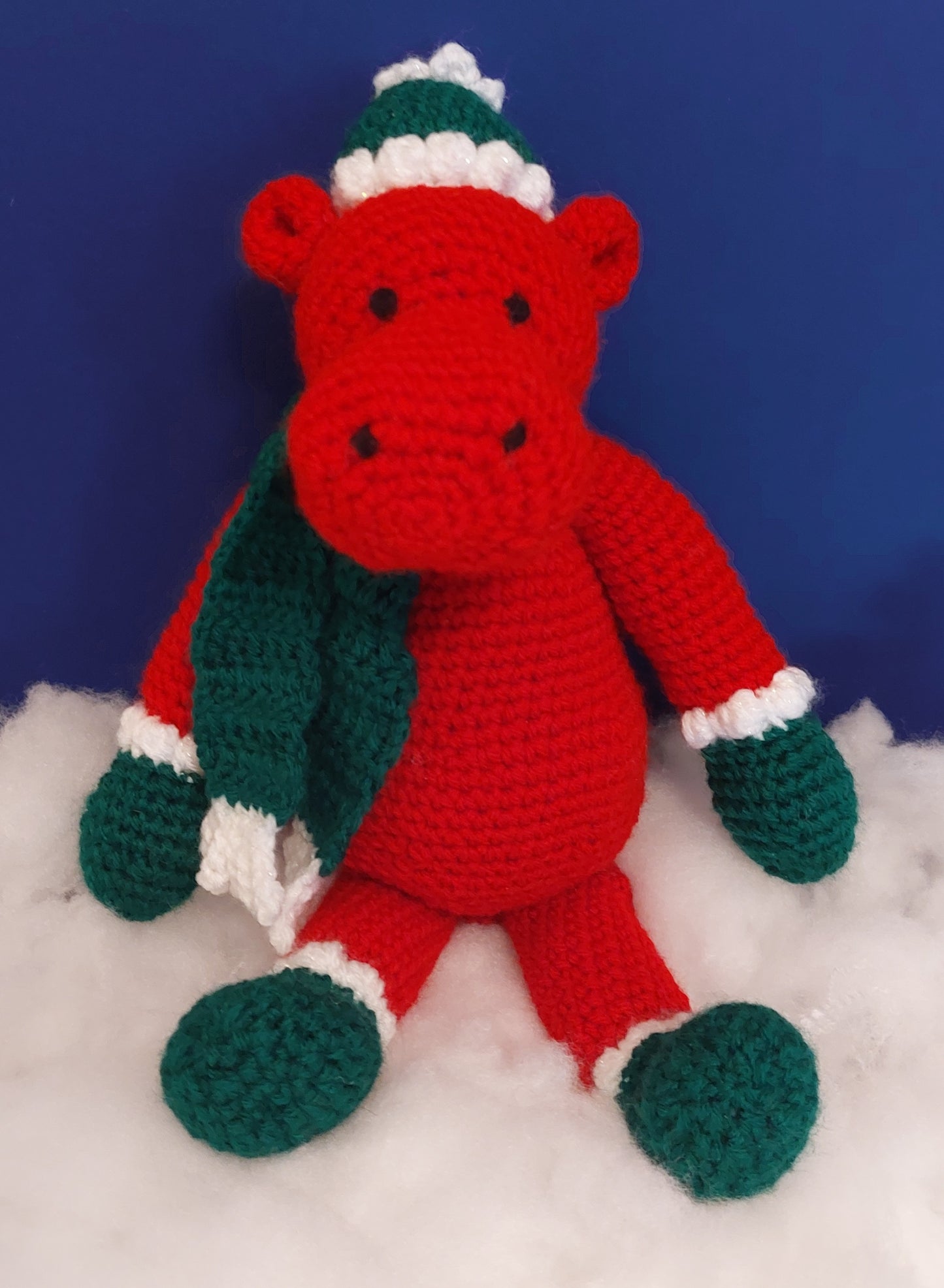 Hippo for Christmas Pt II Crochet Pattern